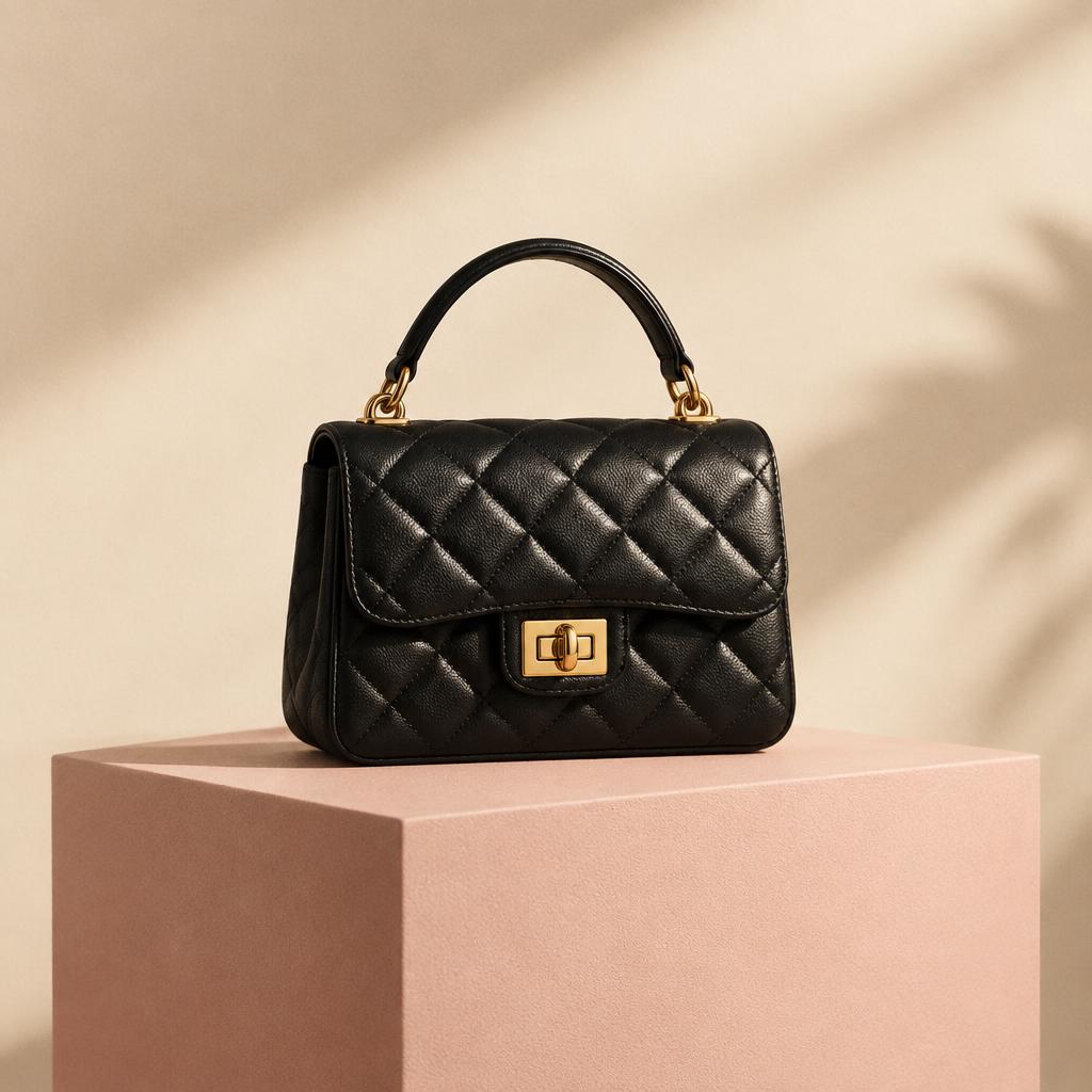 Bolsa matelassê preta
